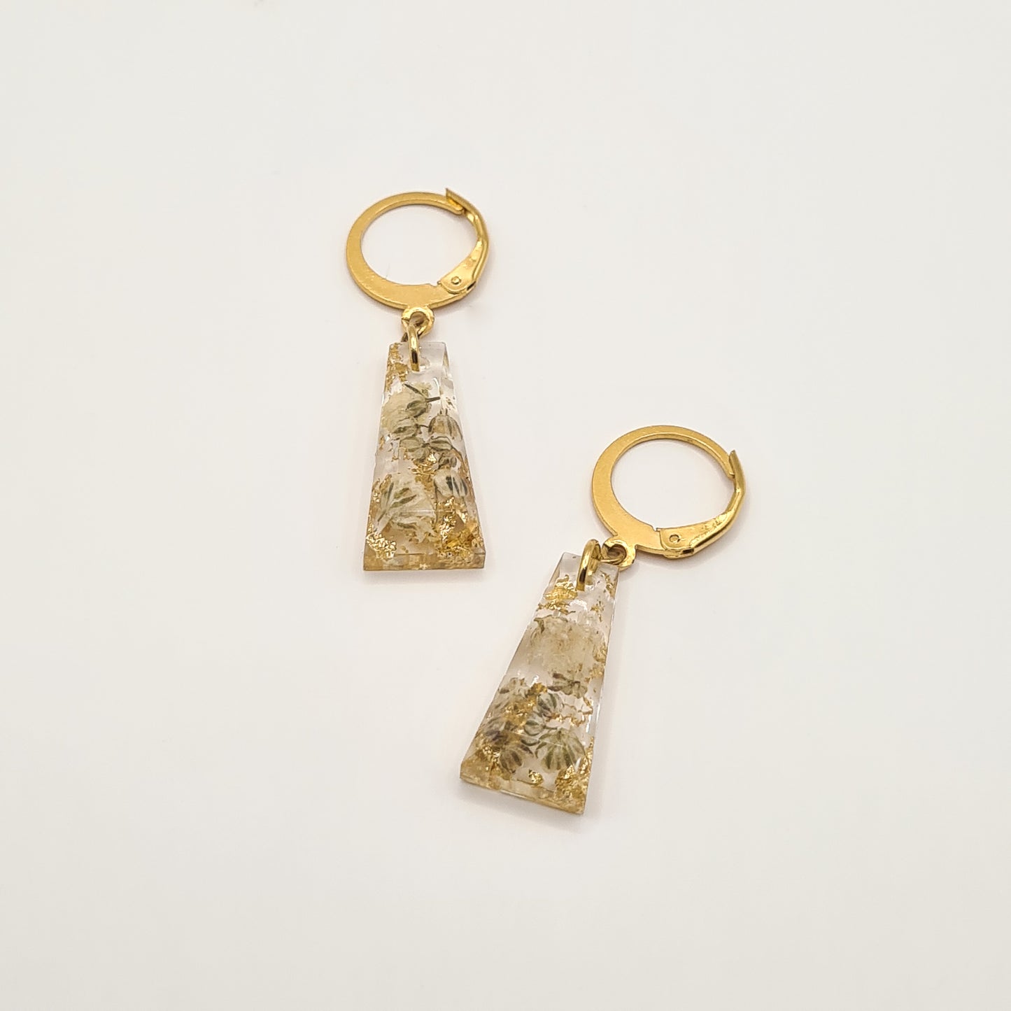 Flora Neutra Den Haag Tapered Facet Earrings