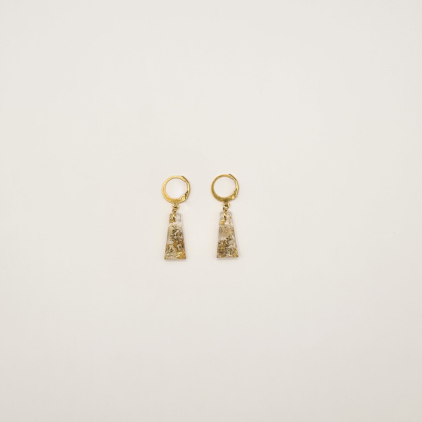 Flora Neutra Den Haag Tapered Facet Earrings