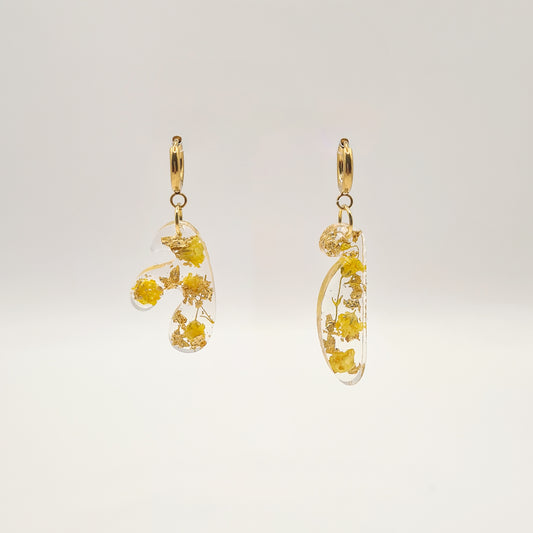 Sunny Amsterdam Mini Asymmetric Organic Earrings