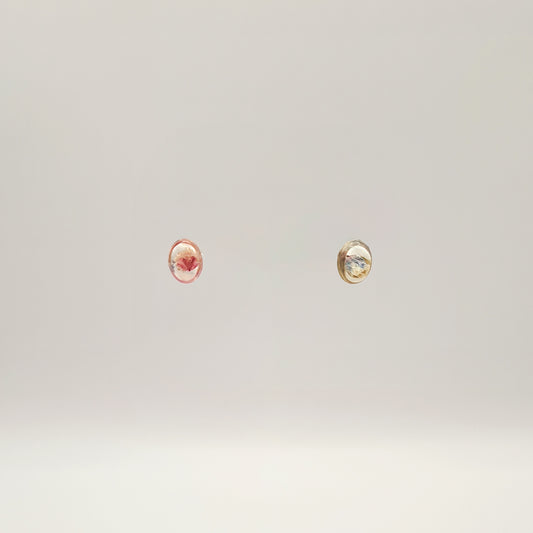 Flora Vivida Mini Ellipse Stud Earrings