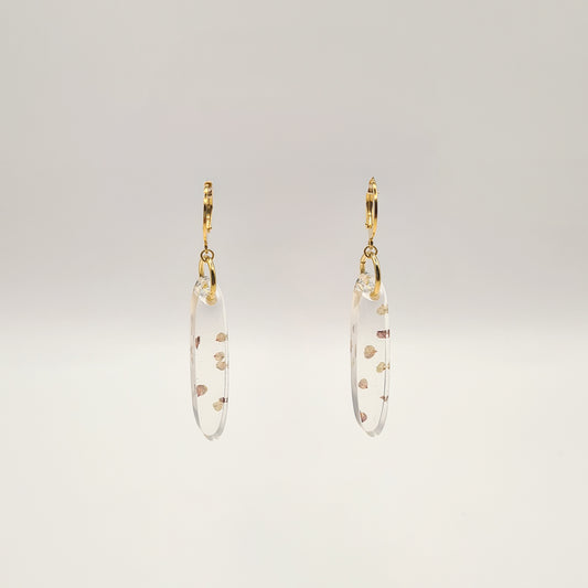 Flora Neutra Oval Cascade Earrings