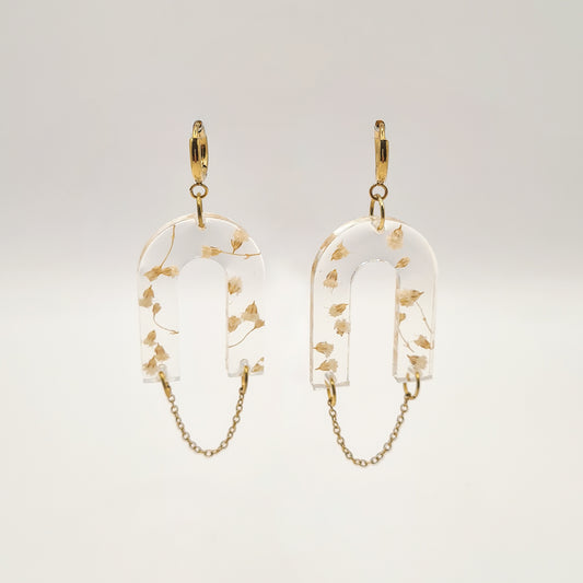 Flora Neutra Arch Link Earrings