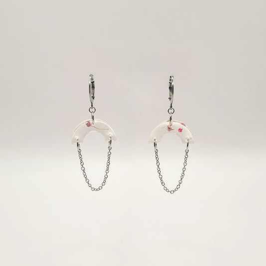 Flora Vivida Mini Arch Link Earrings