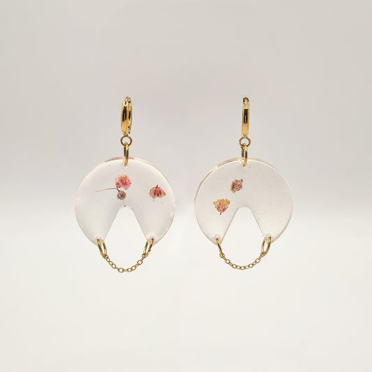 Flora Vivida Circlet Link Earrings