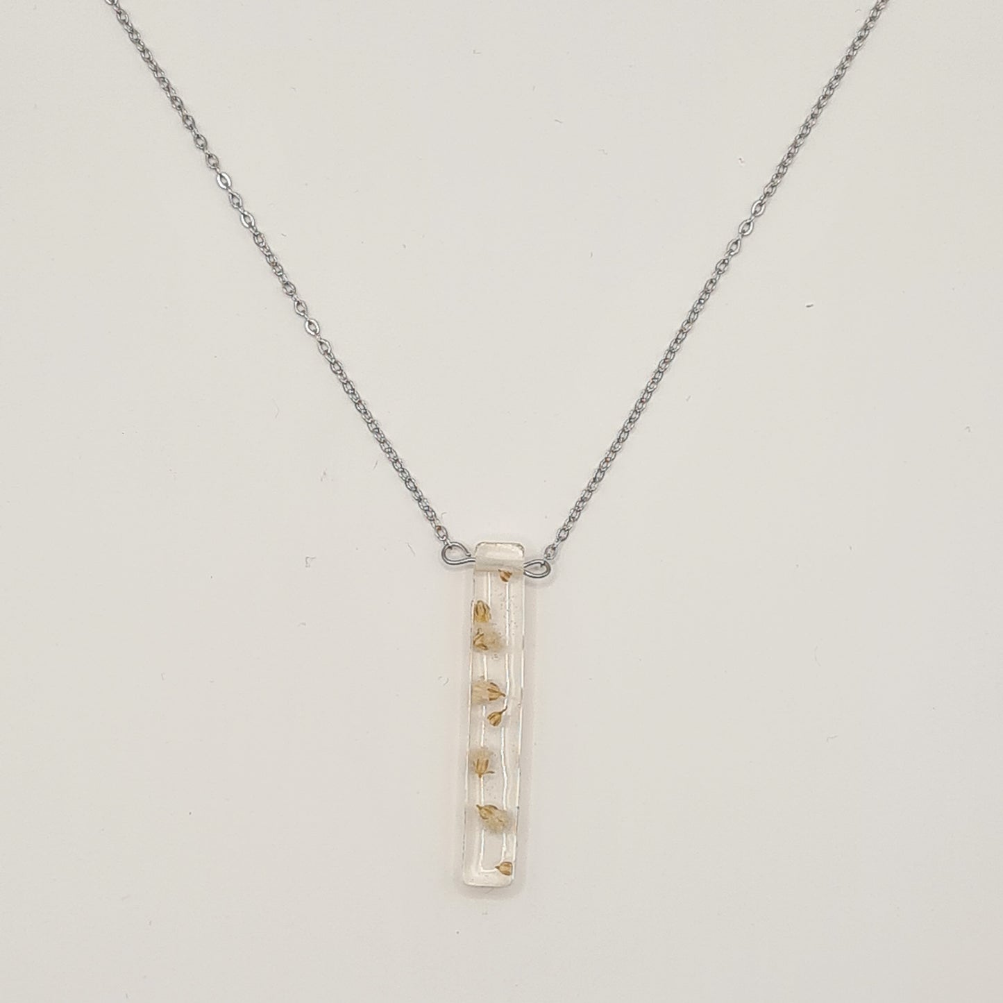 Flora Neutra Sleek Linear Necklace