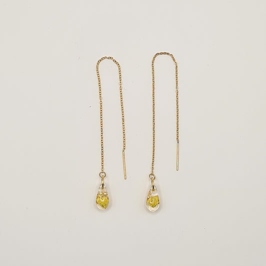 Sunny Amsterdam Teardrop Threader Earrings