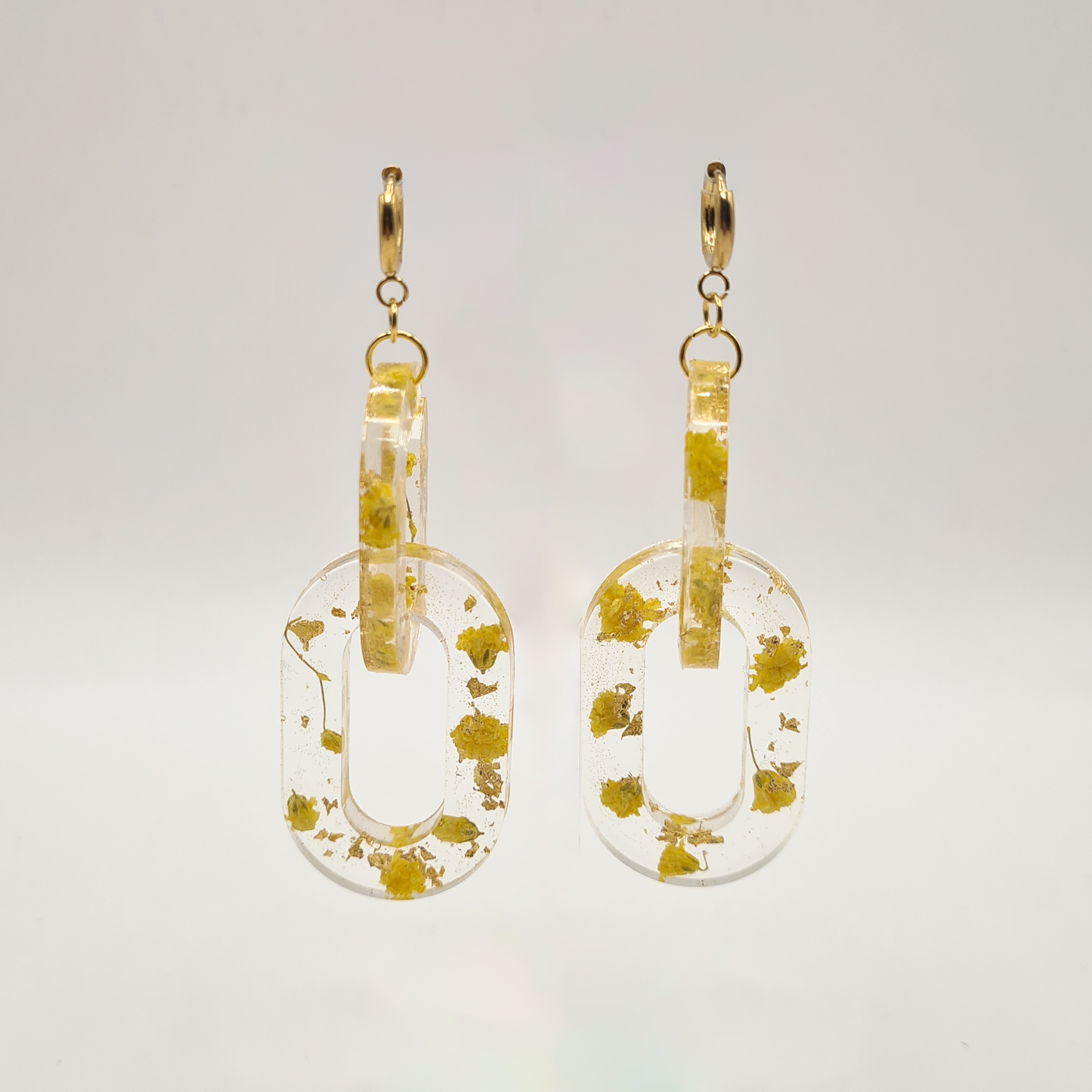 Sunny Amsterdam Ellipse Link Earrings