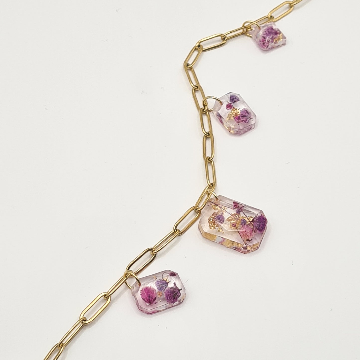 Violet Amsterdam Confetti Necklace