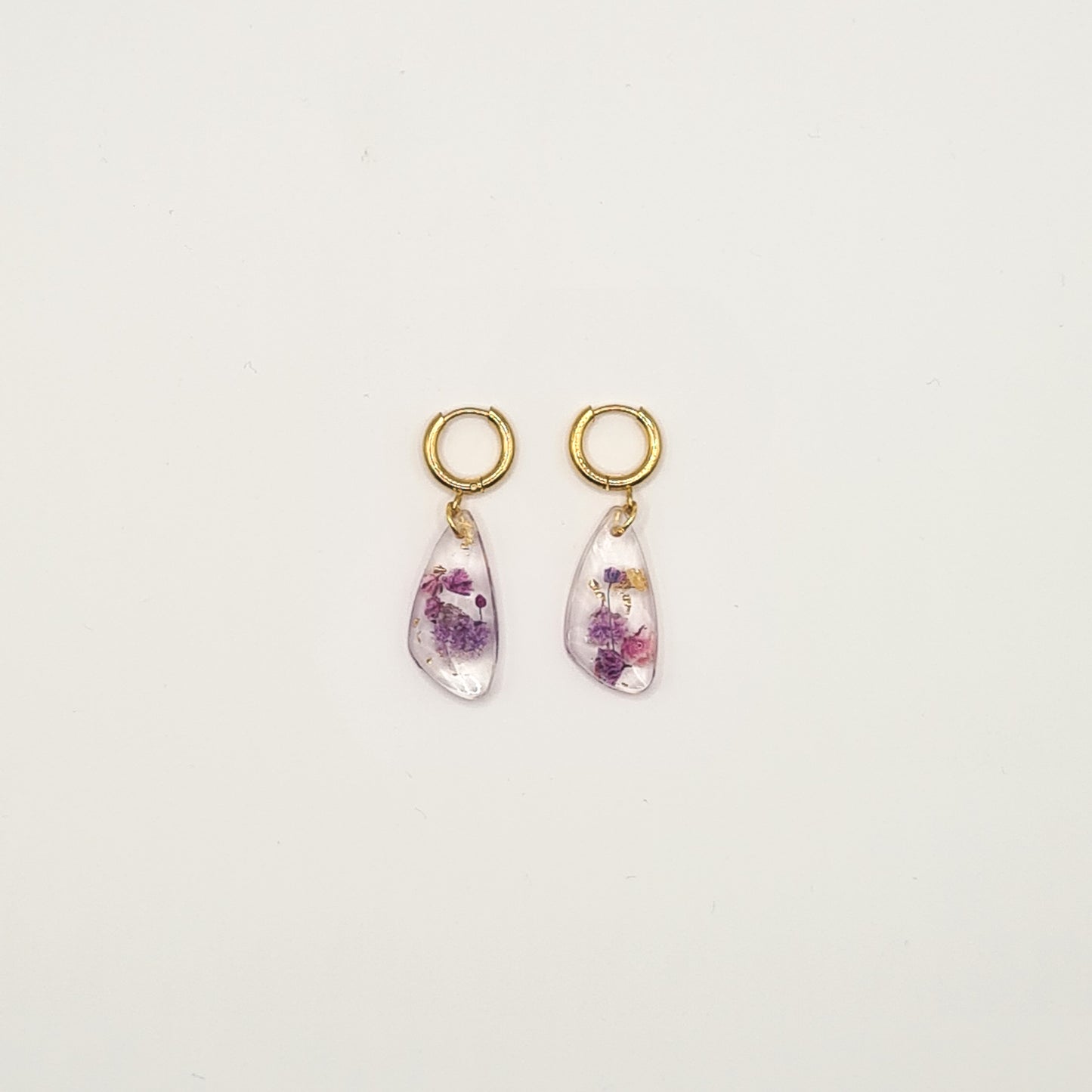 Violet Amsterdam Faceted Teardrop Earrings