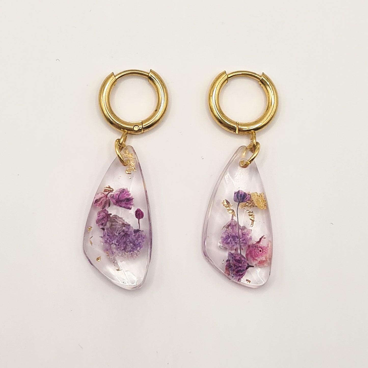 Violet Amsterdam Faceted Teardrop Earrings