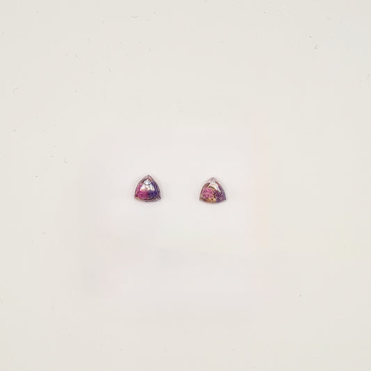 Violet Amsterdam Diamond Stud Earrings