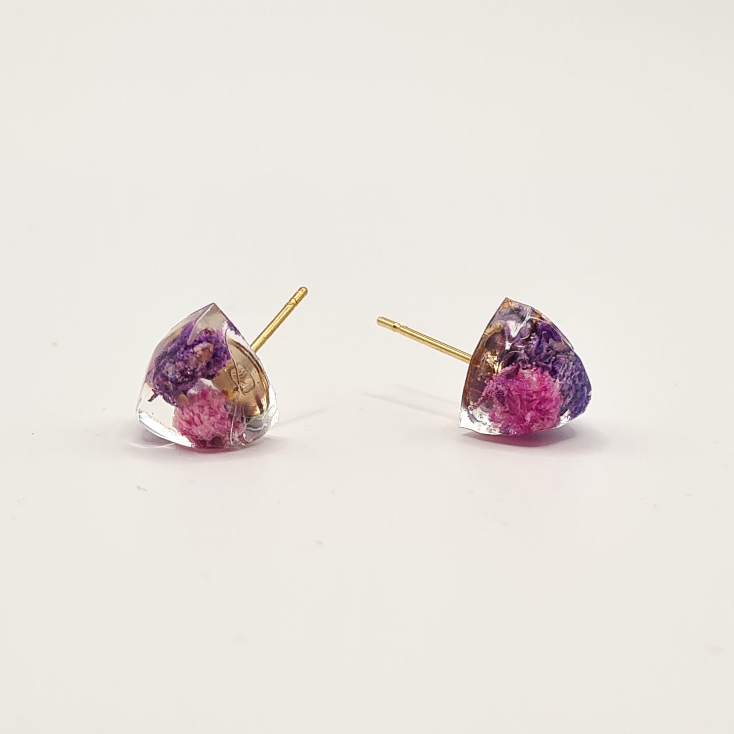 Violet Amsterdam Diamond Stud Earrings