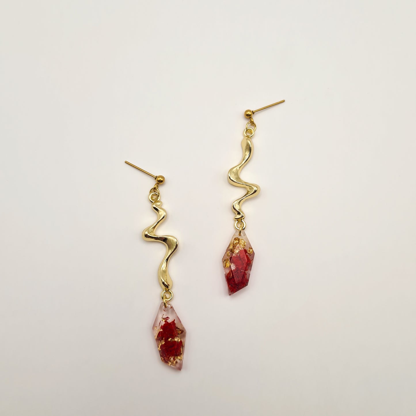 A Love Letter to Zeeland Faceted Liquid Drop Earrings