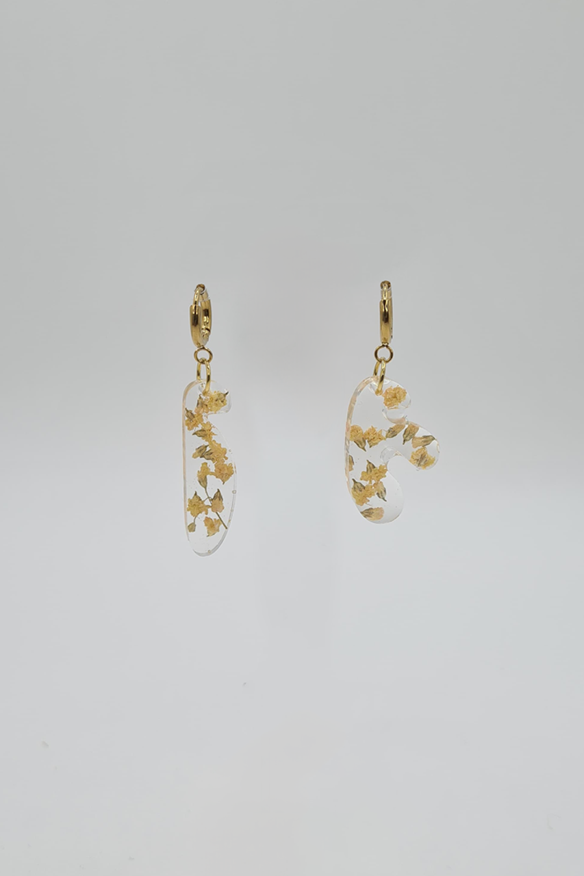 Utrecht Mini Asymmetric Organic Earrings