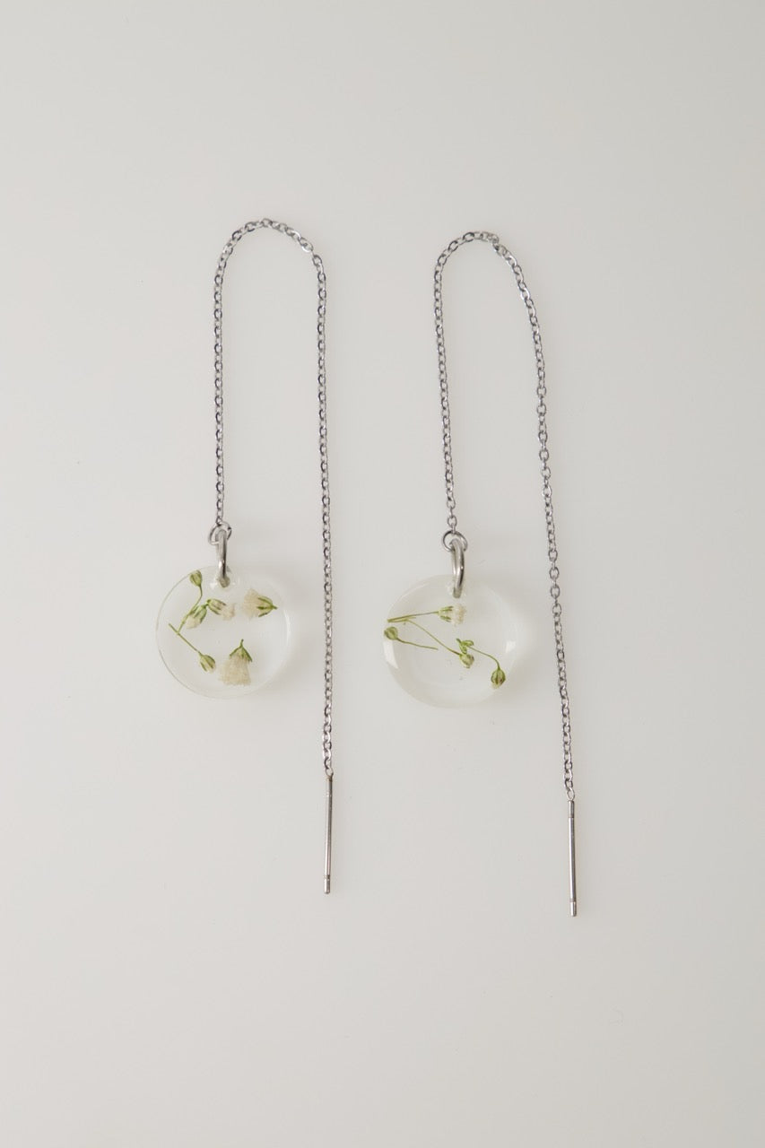 Flora Neutra Circlet Threader Earrings